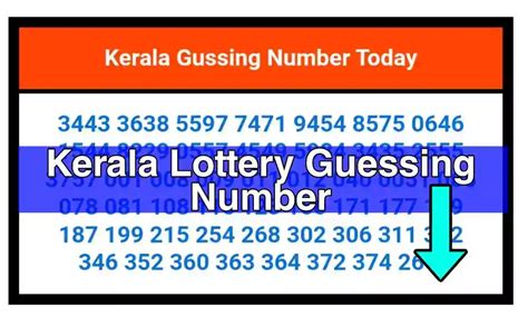 kerala lottery guessing formula|Kerala Lottery Guessing Result Number .